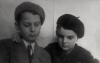 Alfred and Richard Stern during the war. Alfred survived with his parents in hiding. Richard was murdered in Auschwitz.