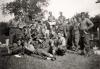 Julio de 1940 - Voluntarios de la tierra de Israel en una pausa del entrenamiento para zapadores en Ranworth, Escocia