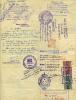 Transit visa to Japan issued to the Jaglom family by Righteous Among the Nations Chiune Sempo Sugihara, Japanese consul in Lithuania