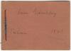 כרטיס ברכה ליום הולדתו שקיבל יצחק לוי מחבר בשנת 1941 בהיותם בטשמה, סיביר