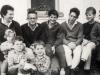 Group photograph of Tamar and Asher Ben Gera with their seven children, Kibbutz Beit Keshet, 1960s