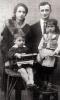 Hillel and Blima Uryn with their children, Israel and Chana, Paris, prewar