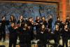 כנרי תזמורת איילון מנגנים בעצרת המרכזית לציון יום הזיכרון לשואה ולגבורה