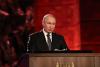 El presidente ruso, Vladimir Putin, habla ante el distinguido grupo de líderes durante el Foro Mundial del Holocausto
