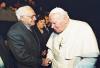 Pope John Paul II and Holocaust survivor and Yad Vashem Chief Historian Prof. Israel Gutman