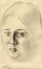 אוזיאש הופשטטר (1905-1994), דיוקן אישה, בלגיה, 1939