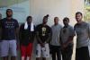 Israeli NBA star, Omri Caspi brought a delegation of American NBA basketball players to visit Yad Vashem