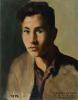 Franz Petr Kien (1919-1944) - Portrait de Jan Burka, Prague, 1940, huile sur canevas