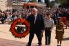 Prime Minister Ariel Sharon lays a wreath during the wreath-laying ceremony 29/4/2003
