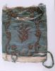 Silk bag prior to textile restoration (Yad Vashem)