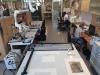 The Restoration Laboratory handles paper materials, oil paintings and textiles