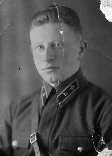 Хона Футерман, офицер связи, довоенная фотография, личный архив семьи Футерман