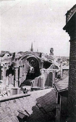 Abriss der Synagoge auf dem Michelsberg, Wiesbaden, nach dem Novemberpogrom 1938