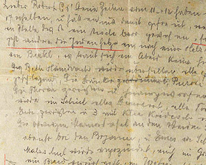 Der Brief Arnold (Aaron) Rosenfelds aus Wien an seinen Sohn Chaim in Haifa