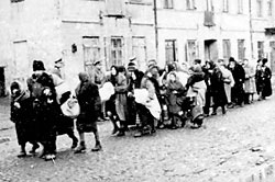 Lublin, Lengyelország, zsidók deportációja a gettóba