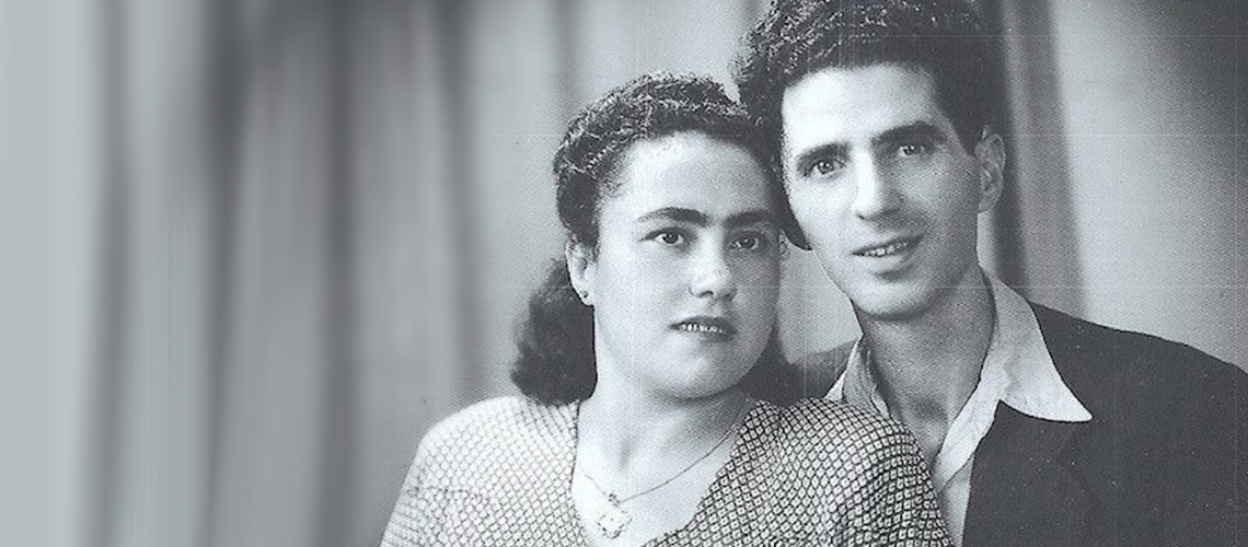 שלמה ולורה קסורלה, סלוניקי, 1945
