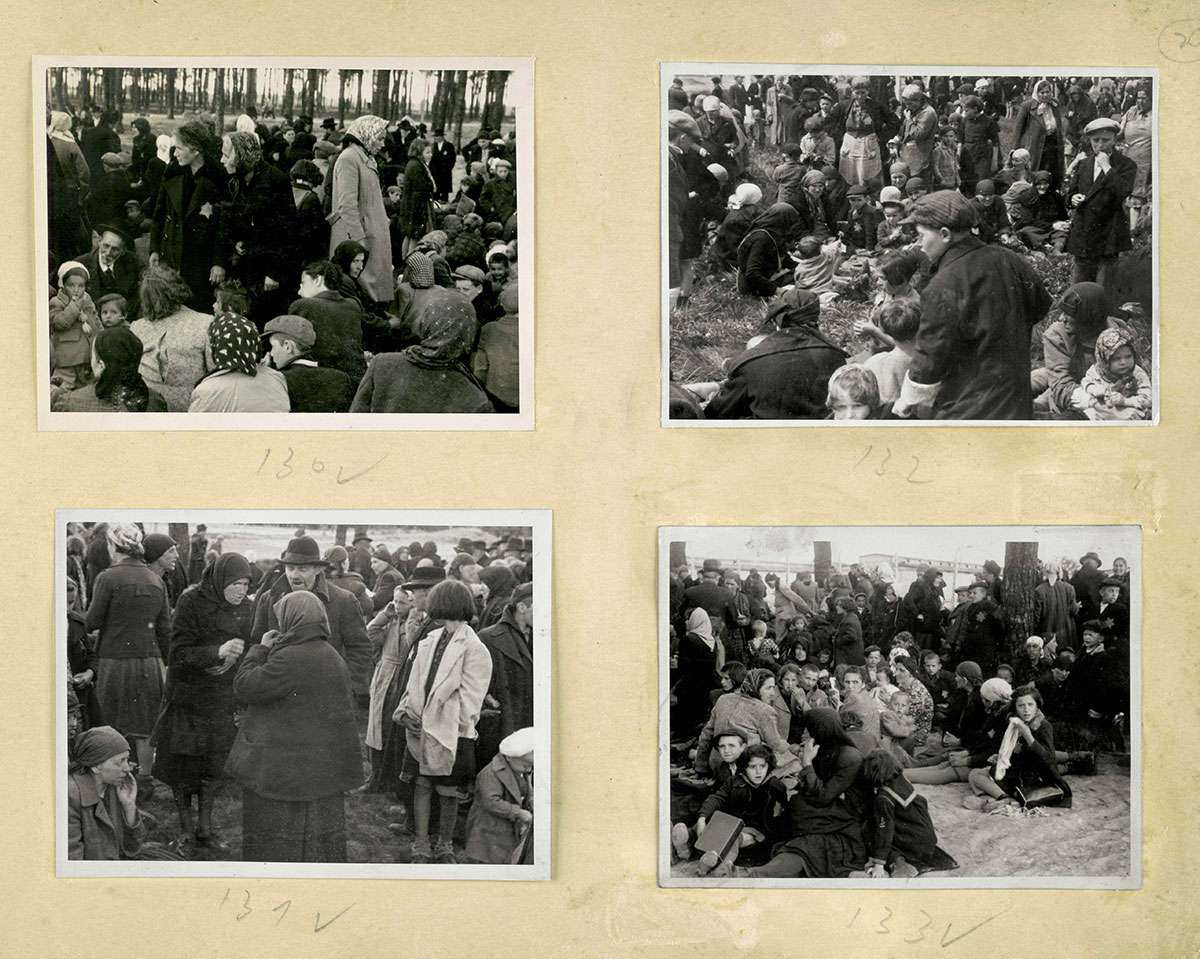 В раздевалках газовых камер не хватало места для массы евреев, депортированных ежедневно из Венгрии летом 1944 года. Узникам  приходилось ждать, пока раздевалки не освободятся. Общим местом ожидания была в роща около крематория IV.