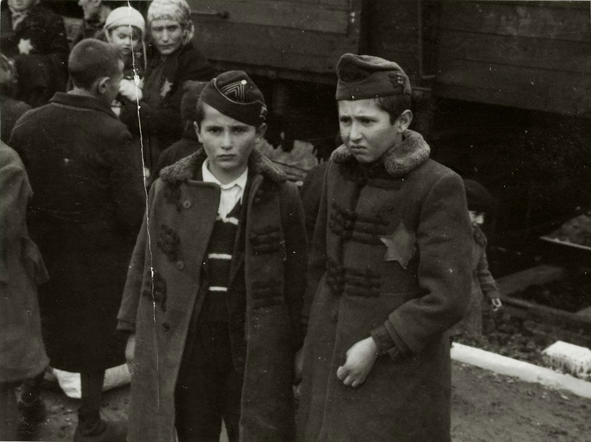 Two of Lili Jacob's siblings - Sril (Israel) and Zelig. They were gassed shortly after arrival