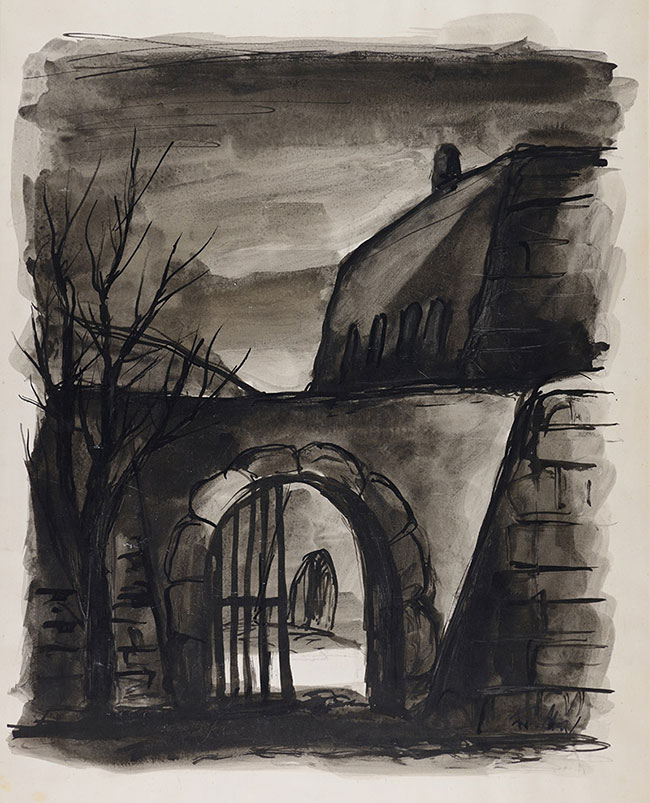 כניסה אחורית, גטו טרזין, 1941-1944
