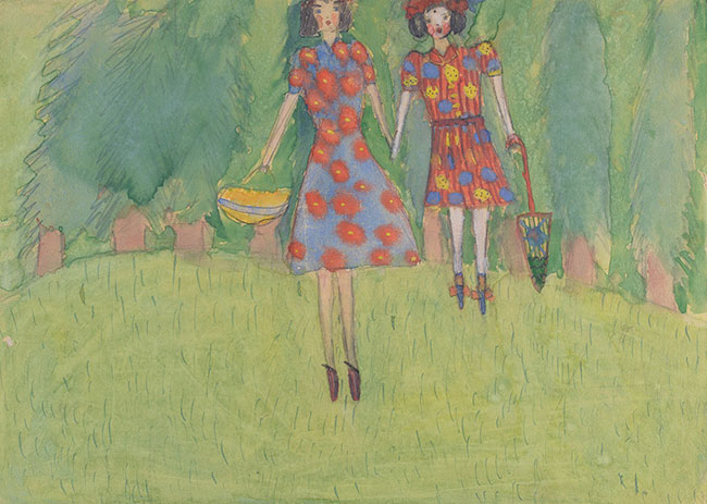 ילדות בשדה, לבוב, 1943