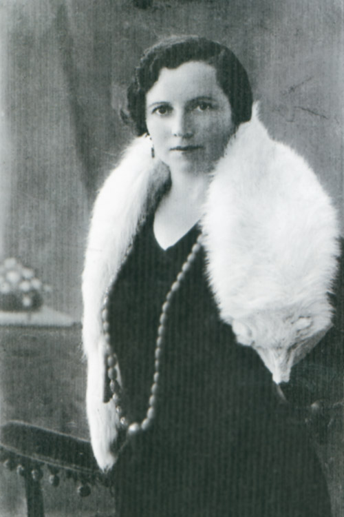 Janina Rushkevich, die Schwester des Großvaters
