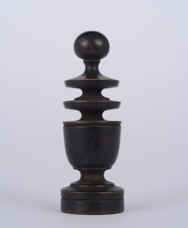A chess piece that the Freiburg family took from home when they went into hiding
