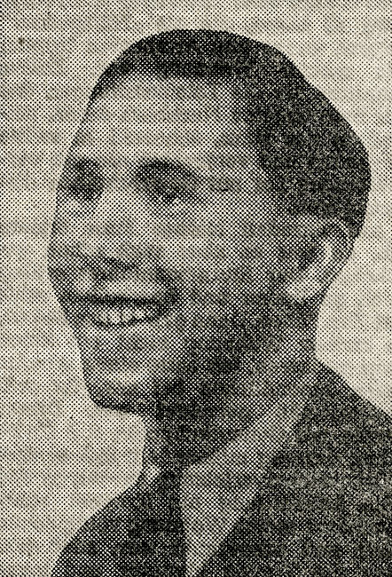 A photo of Hermann Rautenberg in a newspaper article about anti-Nazi activists published in a German paper after the war 