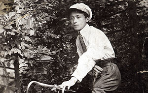 Moshe Cukierman, membre du club sportif Bar Kochba, Lodz, Pologne, 1924