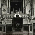 היינץ וולפגנג פינקה, 24 ביולי 1937 - תצלום מטקס בר המצווה שנערך בבית כנסת באינסטרבורג שהועלה באש כשנה מאוחר יותר בליל הבדולח