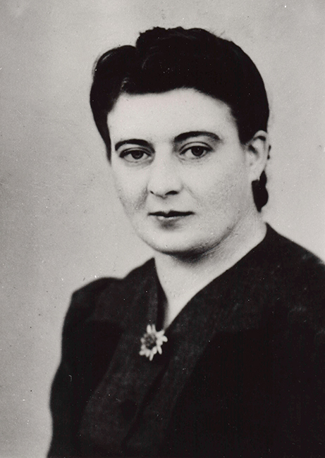 Regina Honigman, after liberation, 1947