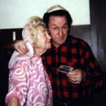 Meyer and Sylvia in their home in Brighton, MA, ca. 1990