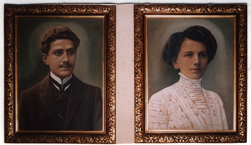 Portraits of David and Ydesa Goldwag