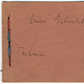 A birthday card that Yitzhak-Frantisek Levi received from a friend in Teshma, Siberia in 1941