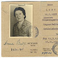 Anna Levy’s identity card from the DP camp in Schleissheim, Germany, 1947