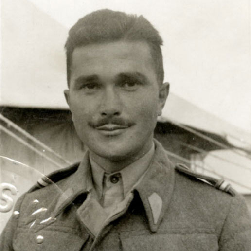 Tzvi Ginzburg as a soldier of Ander’s Army, 1942