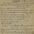 Song composed in Terezin for Bertha Weinschenk’s 75th birthday on 11 May, 1944