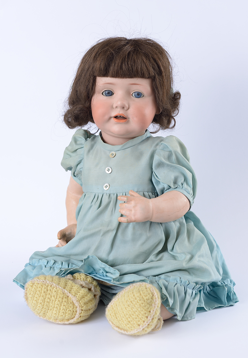 This doll belonged to Inge Liebe from Dresden, Germany, who was 5 when she was deported with her mother to Auschwitz, where they were both murdered