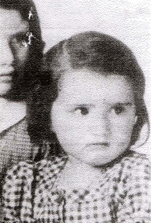 Liane Krochmal. One of the children at the children's home in Izieu, France. Six-year-old Liane was murdered at Auschwitz
