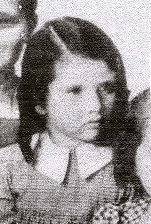 Renata Krochmal. One of the children at the children's home in Izieu, France. Eight-year-old Renata was murdered at Auschwitz