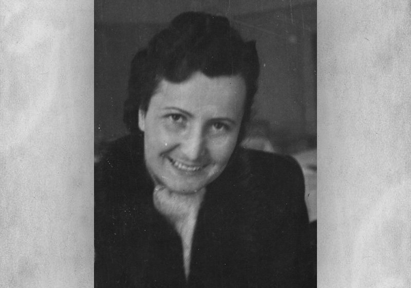 Lena Küchler at the children's home in Zakopane, Poland, 1946