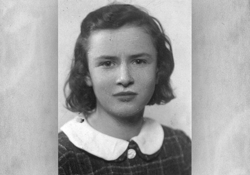פולה, ילדה בבית הילדים בזאקופנה, פולין, 1946