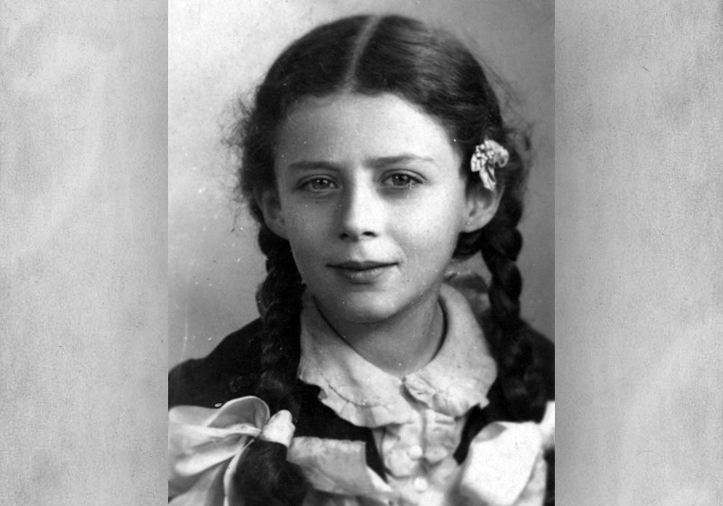 Danusia Mandelbaum at the children's home in Zakopane, Poland, 1946