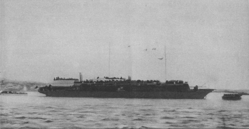 The Struma ship anchored facing the Turkish coast, February 1942