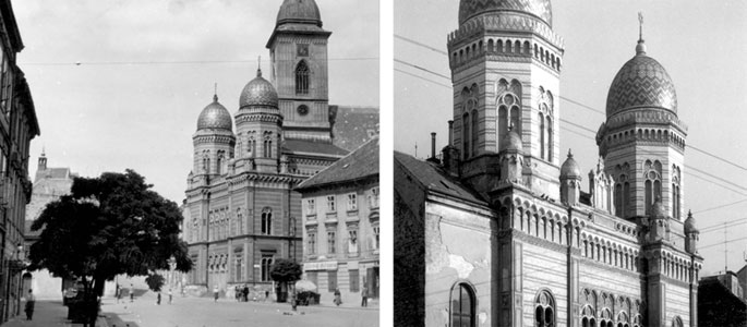 בית הכנסת הנאולוגי המפואר בברטיסלווה (פרשבורג) לפני המלחמה