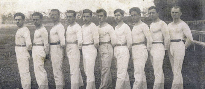 Bratislava, athletes from the Maccabi Hatzair youth movement, 22 May 1926