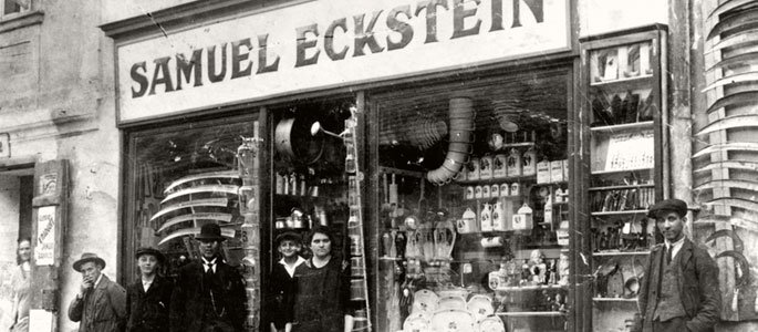 Bratislava, Samuel Eckstein’s store before the war