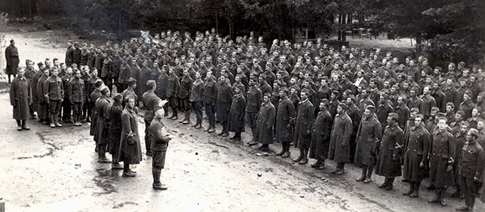 סוואטי פטר (Svãtý Peter), סלובקיה, יולי 1940, פלוגות העבודה של הגדוד השישי בצבא הסלובקי במסדר