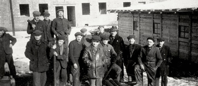 יהודים בפלוגת עבודה של הגדוד השישי בצבא הסלובקי