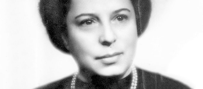 Gisi Fleischmann née Fischer (1892 – 1944) in Bratislava during the war
