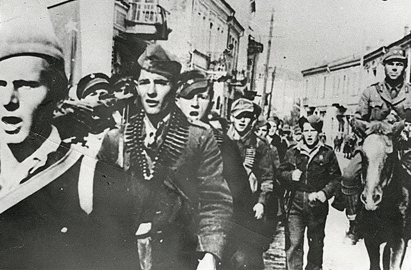 Partisans in Monastir, 1945